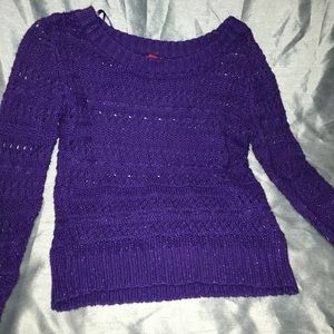 Purple sweater